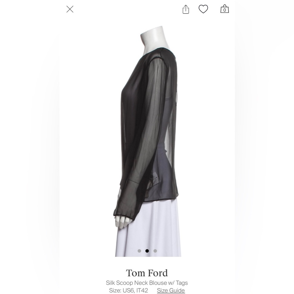 TOM FORD - Silk blouse NWT